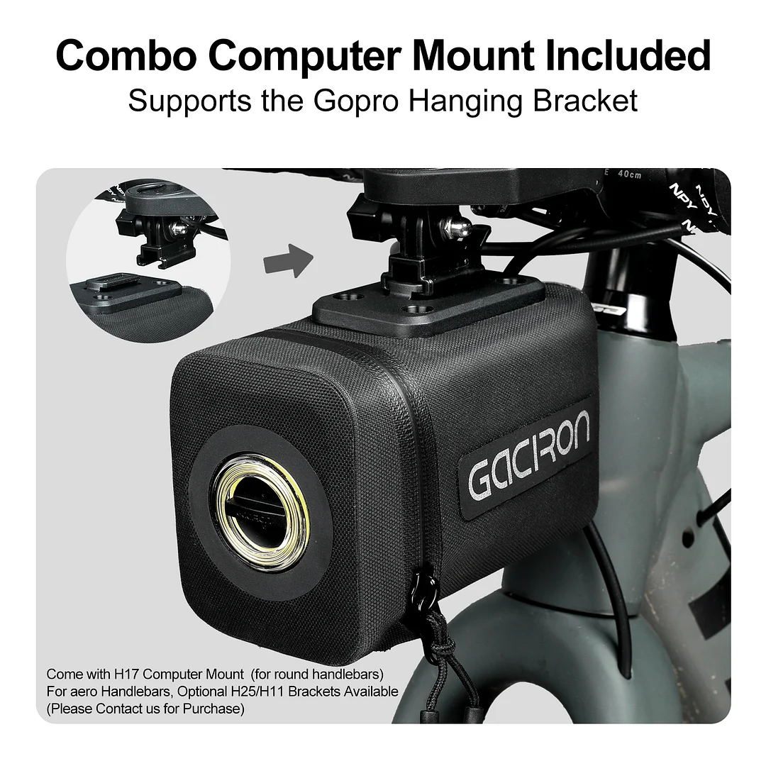 Gaciron CAT HOUSE 200 Handlebar Bag with Smart Warning Light