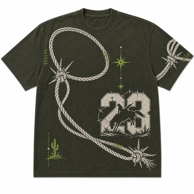 Barbed Wire Cotton T-Shirt