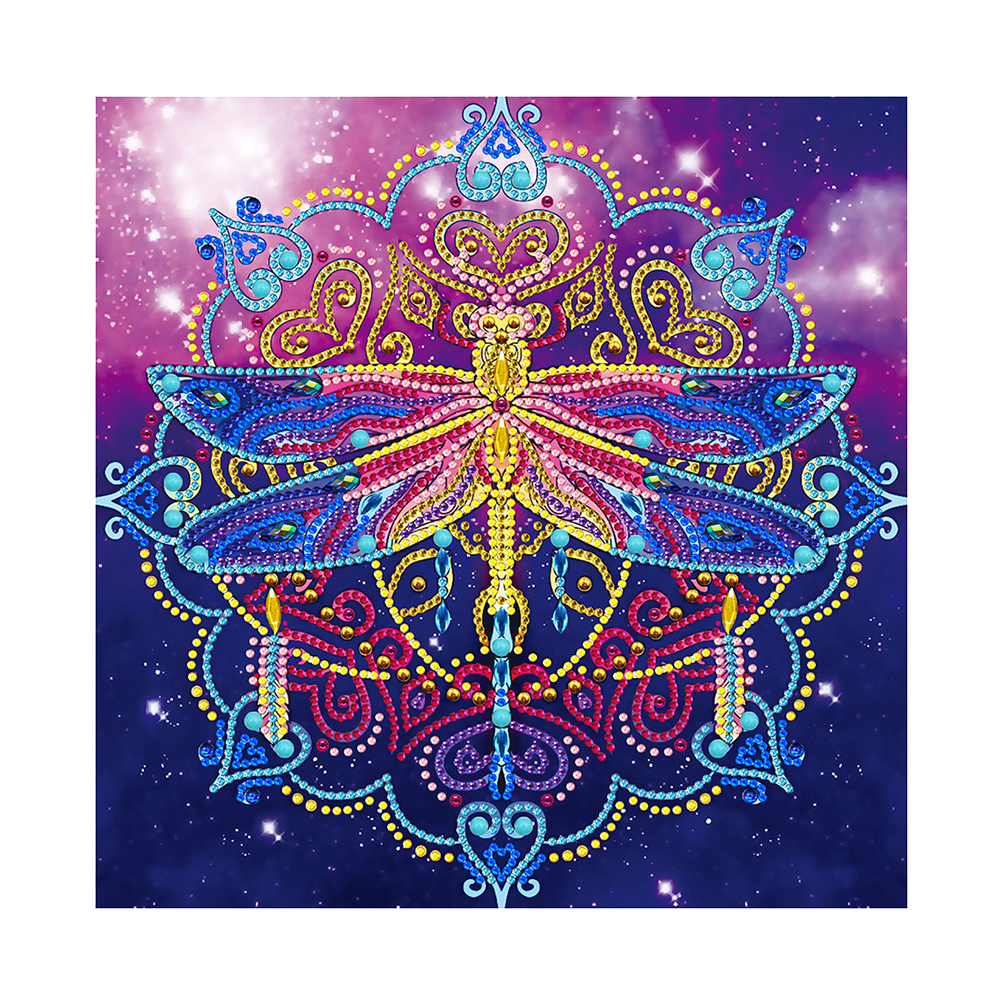 

Luminous Dragonfly - Special Shaped Diamond Painting - 30*30CM, 501 Original