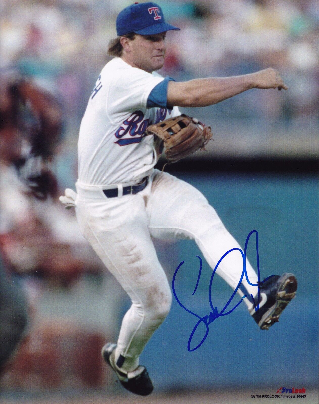 Scott Coolbaugh autographed 8x10 Texas Rangers #3  Shipping