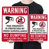 3pcs - Warning - Warning Vintage Metal Signs(8*12Inch) 