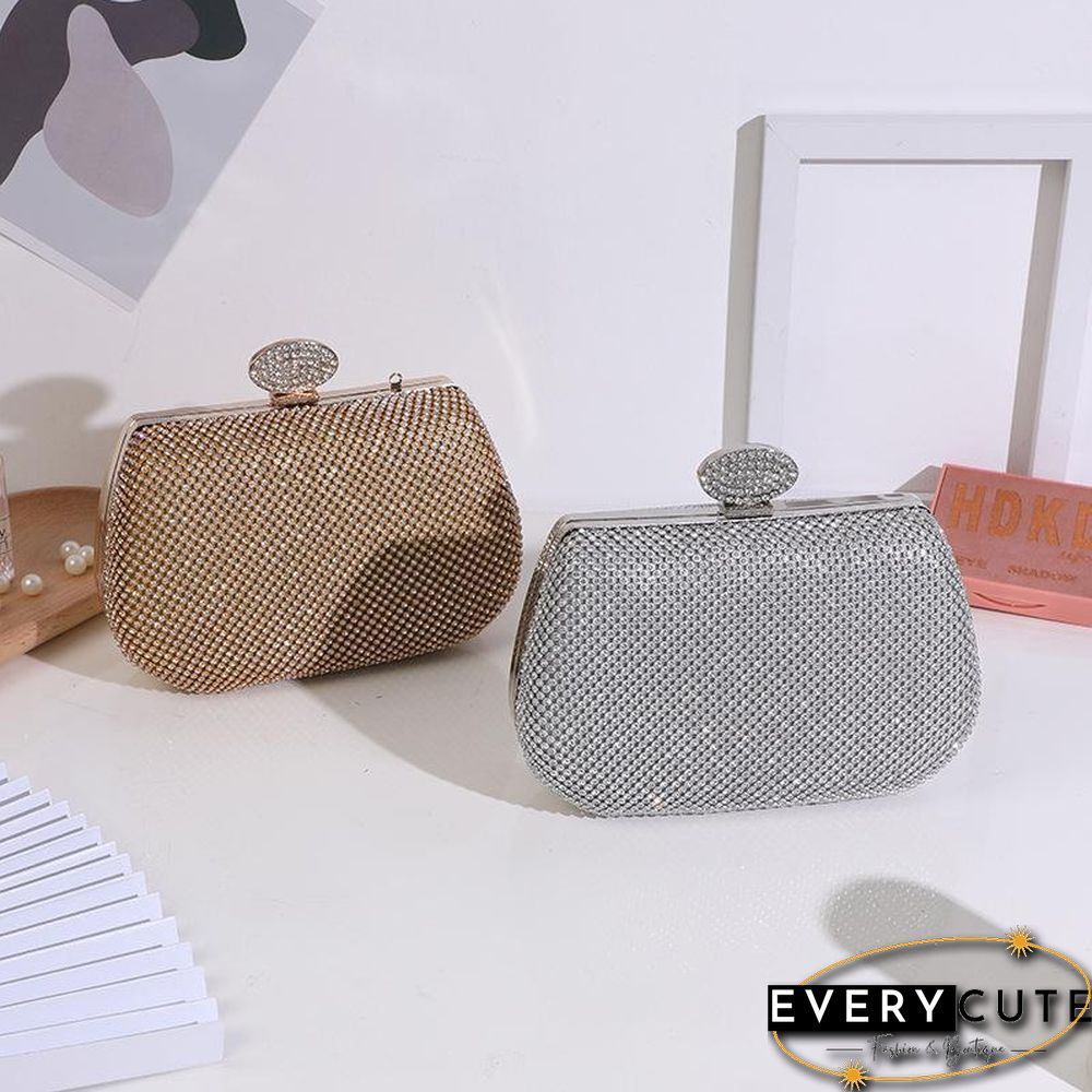 Fashion Women Shining Handbag With Chain