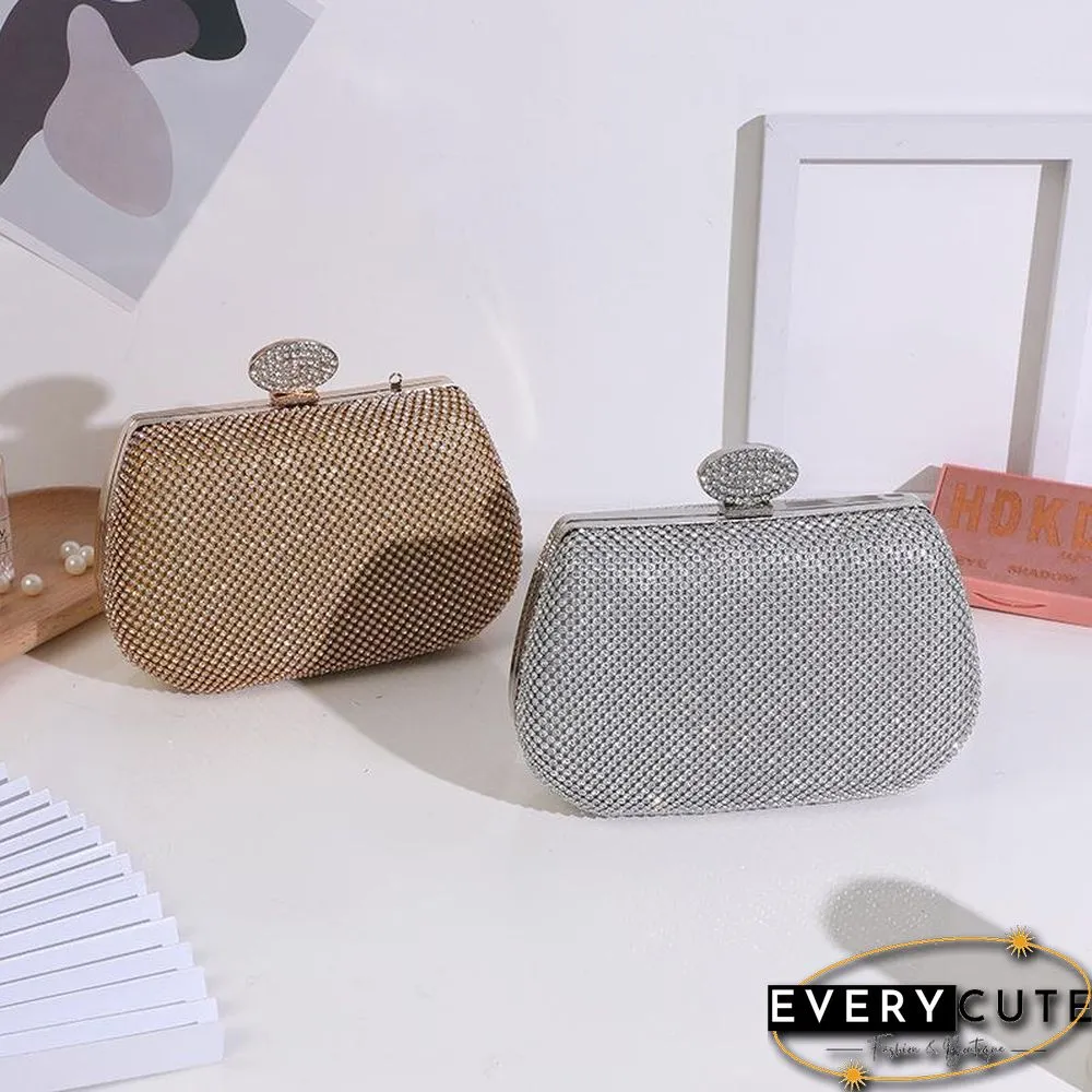 Fashion Women Shining Handbag With Chain