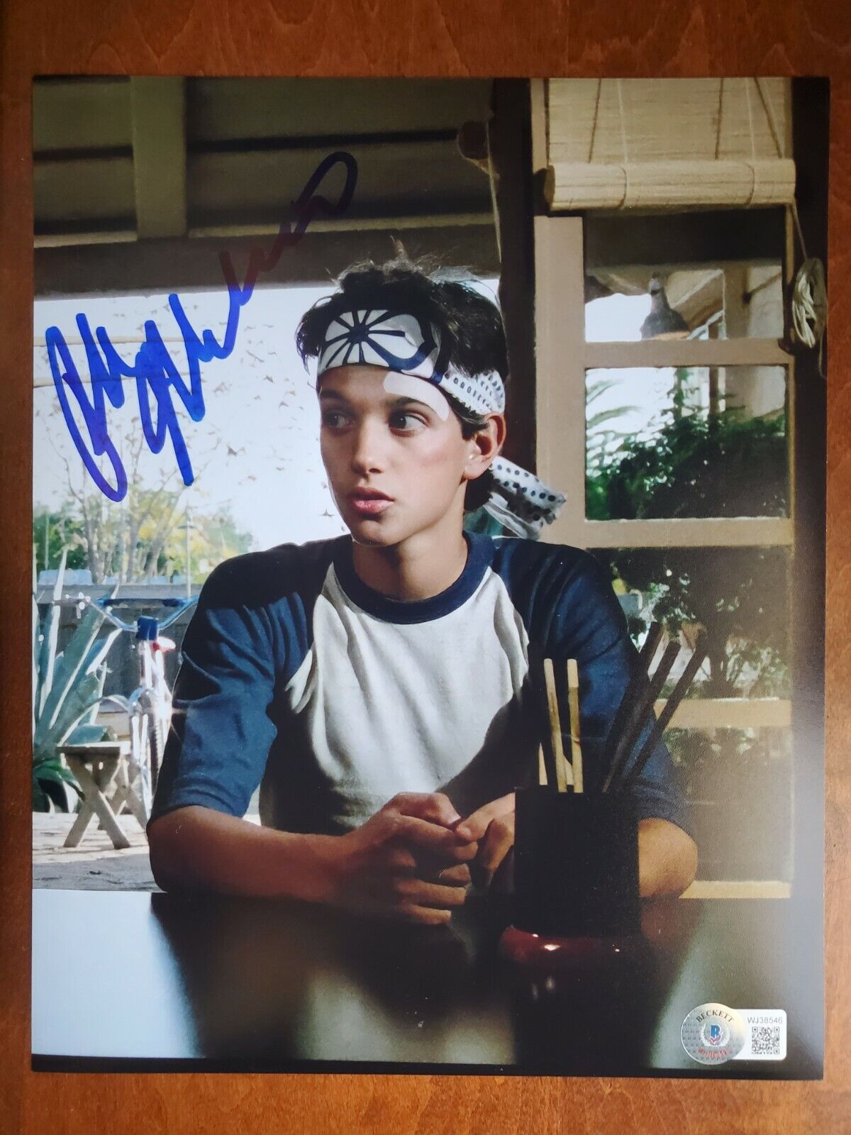 Ralph Macchio Signed Karate Kid Conra Kai Photo Poster painting 8x10