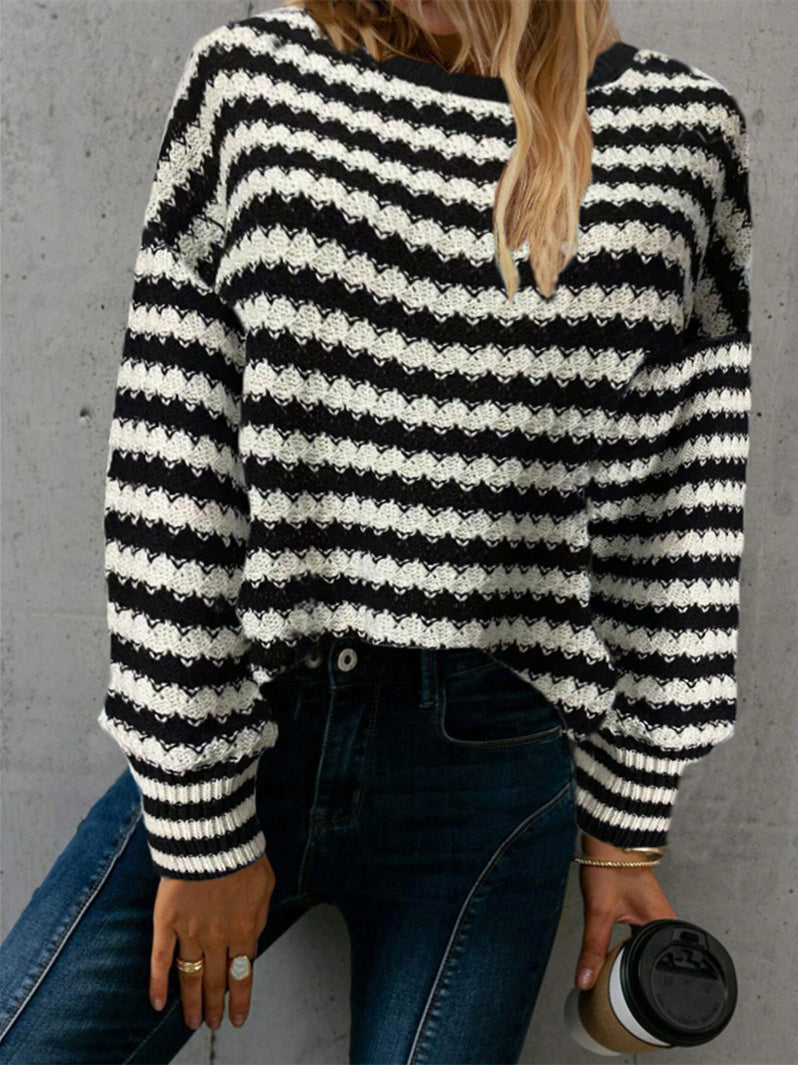 Women Long Sleeve V-neck Graphic Floral Printed Top