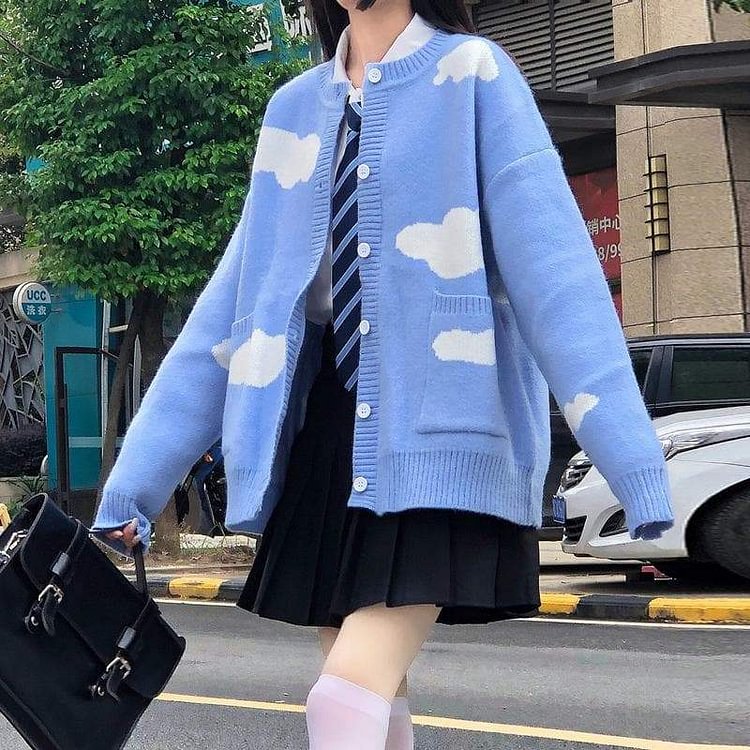 Sweet Cloud Sky Fashion Sweater Coat SP16183