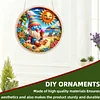 Summer Gnome DIY Diamond Painting Hanging Pendants Acrylic Crafts Kit for Home Wall Decor