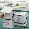 Hanging Compost Bin Large Capacity 7/12L Recycling for Cupboard/Bathroom/Bedroom