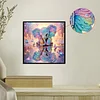 Diamond Painting-DIY Crystal Rhinestone  Colored Elephant