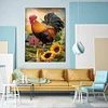 (Counted/Stamped) 11CT Cross Stitch - - Chicken And Sunflower 40*50cm/15.7x19.7in