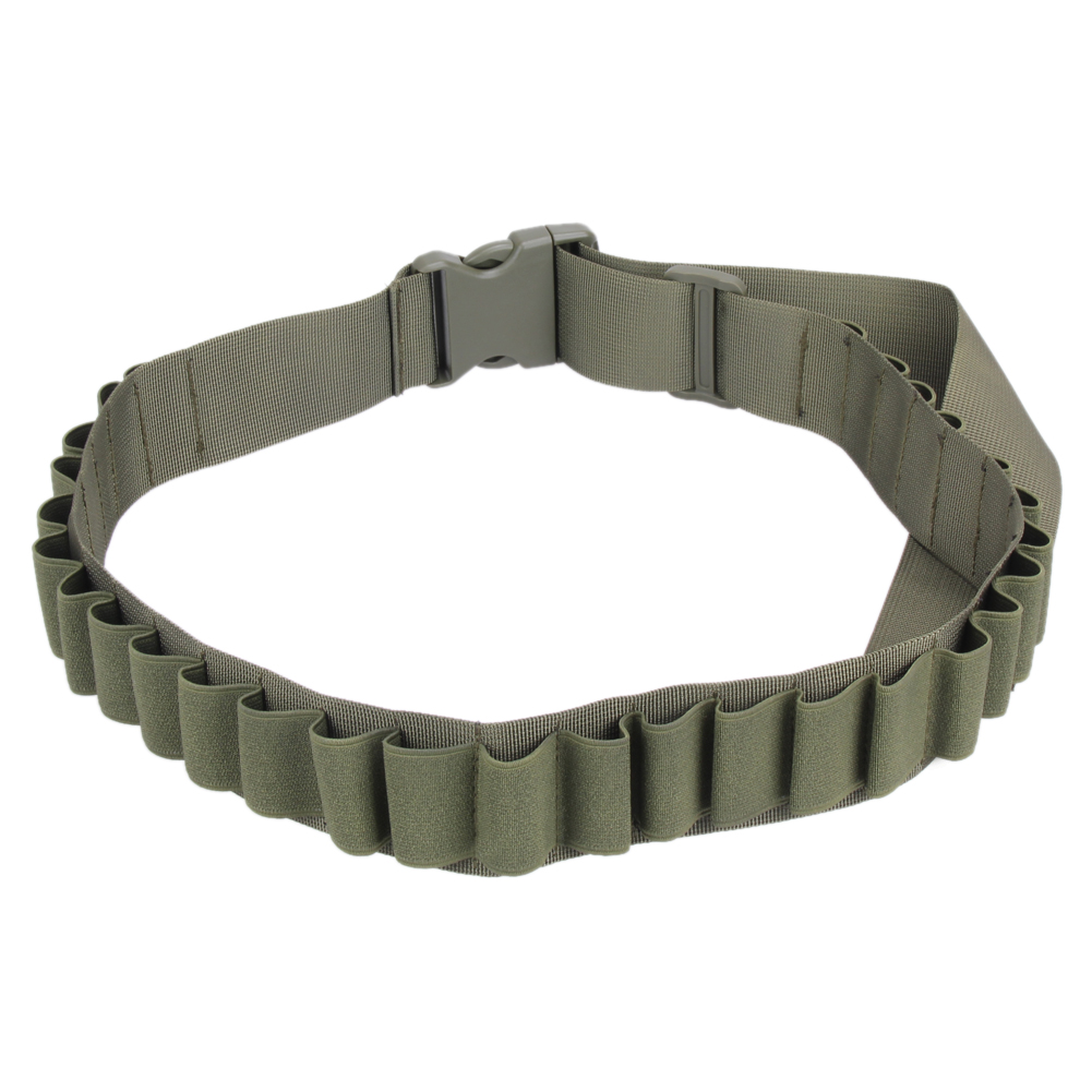 

Tactical Military 29 Round Shell Bullet Carrier Waist Belt Shotgun Sling, 501 Original