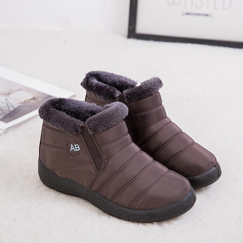 Snow Boots Waterproof Fur Lined Warm Winter Shoes