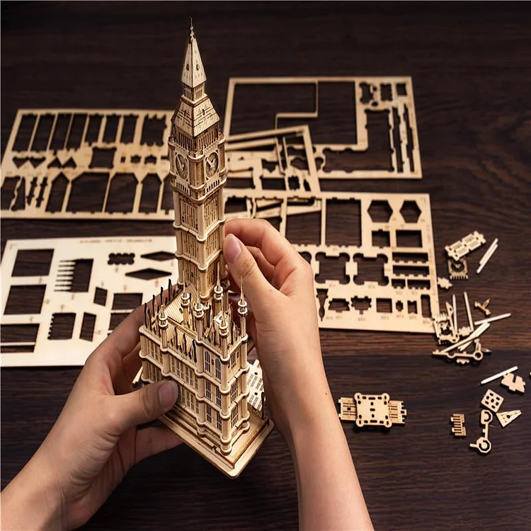 Tower Bridge - 3D Puzzle Bois - 113 Pcs - Rolife 