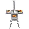 [US Local Warehouse] Camping Stove Wood Burning Tent Stove Portable Pellet Stoves with Chimney Pipe