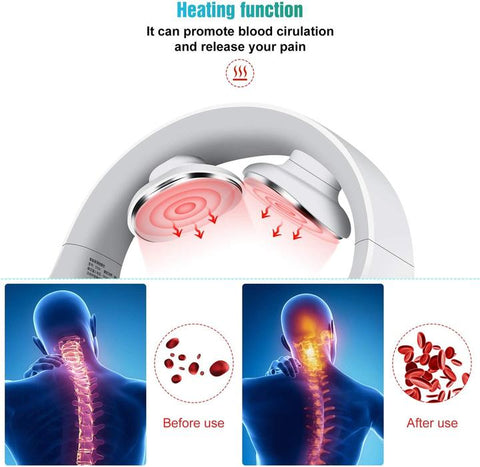 Smart Heated Pulse Neck Massager