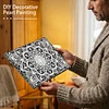 uk.everydayedeals DIY Pearl Painting With Frame - Handmade Self-Adhesive Pearls - Mandala(20*30cm)