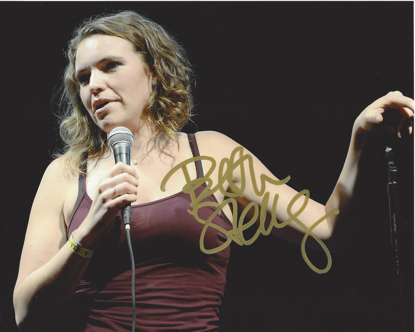 COMEDIAN BETH STELLING SIGNED 8x10 Photo Poster painting D w/COA NETFLIX THE STANDUPS LIVE