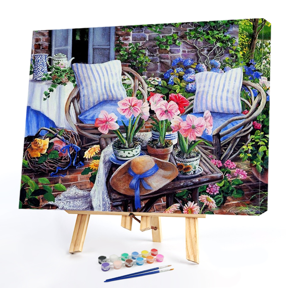 

40*50CM Paint By Numbers-Garden, 501 Original