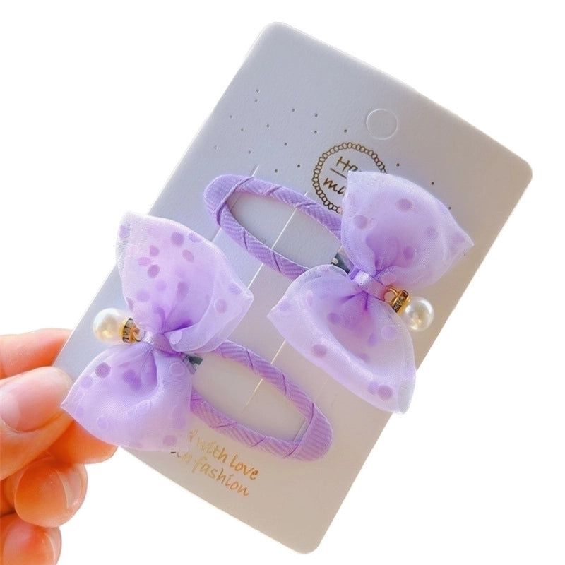 Minimalist Bow Knot Cloth Hair Clip