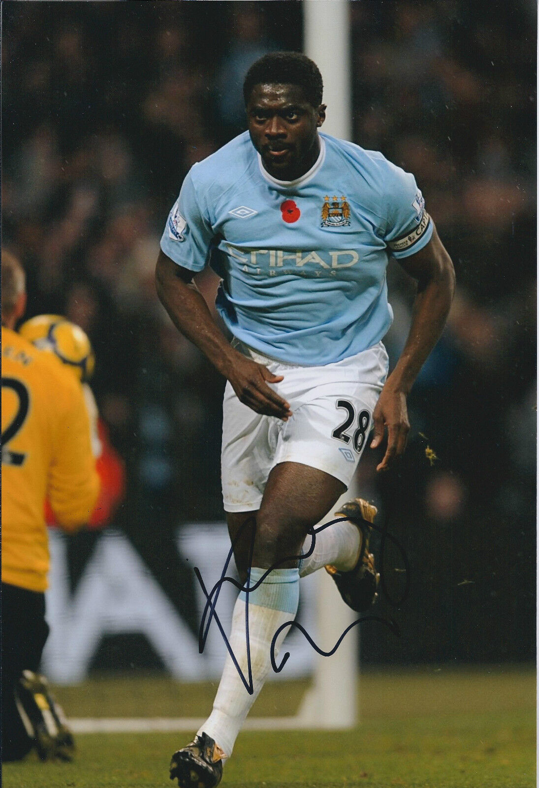 Kolo TOURE SIGNED COA Autograph 12x8 Photo Poster painting AFTAL In Person Manchester City