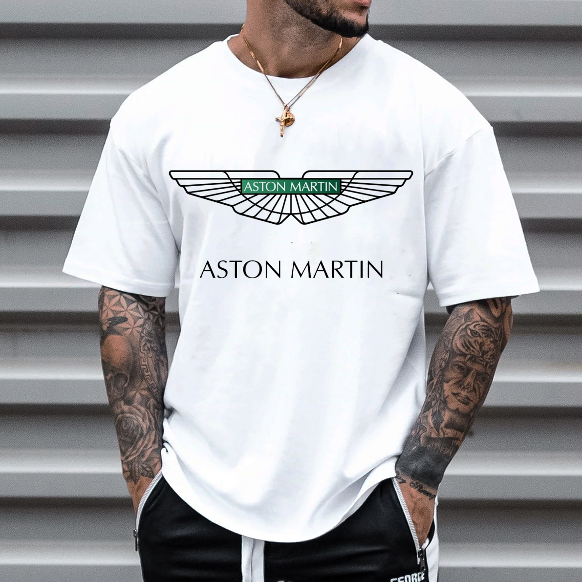 Unisex Loose Fit Premium Racing Print T-Shirt / TECHWEAR CLUB / Techwear