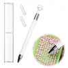 Stylo de peinture au diamant avec cire rechargeable stylo à cire pour diamant art ongle bricolage (d)
