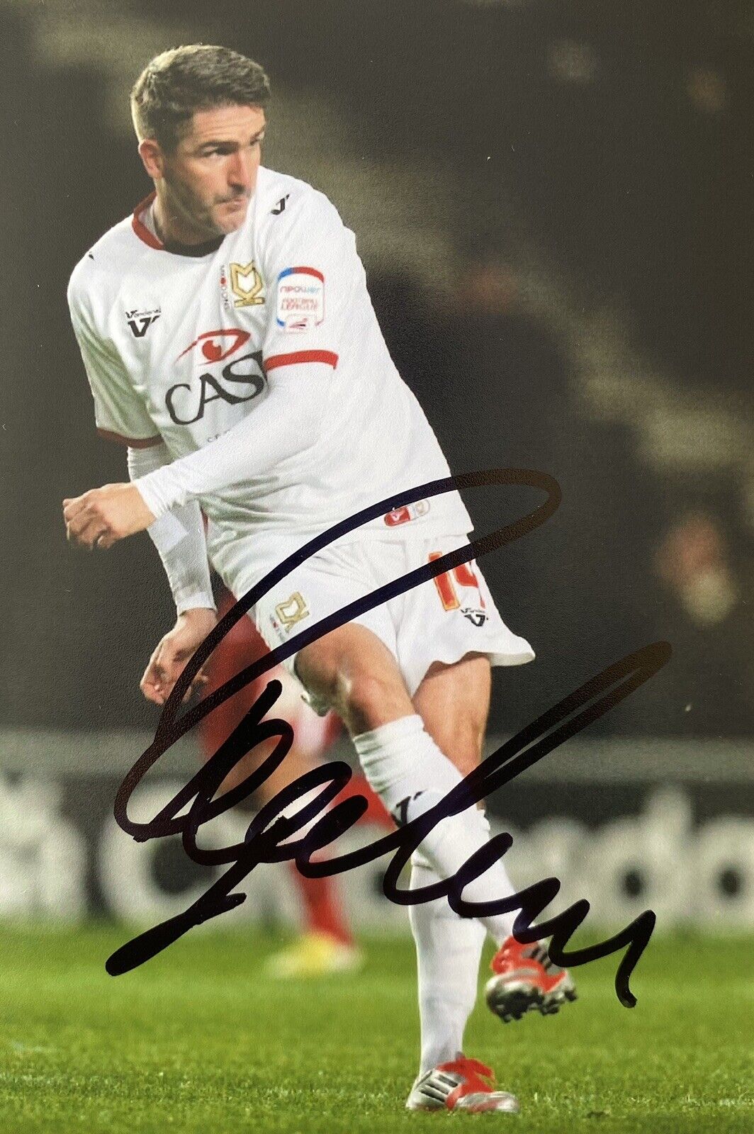 Ryan Lowe Genuine Hand Signed MK Dons 6X4 Photo Poster painting, See Proof, 1