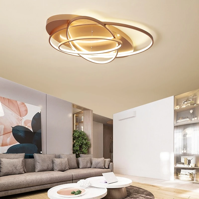 Oval Led Ceiling Lights Luminaire Plafonnier For Living Room Kitchen ...