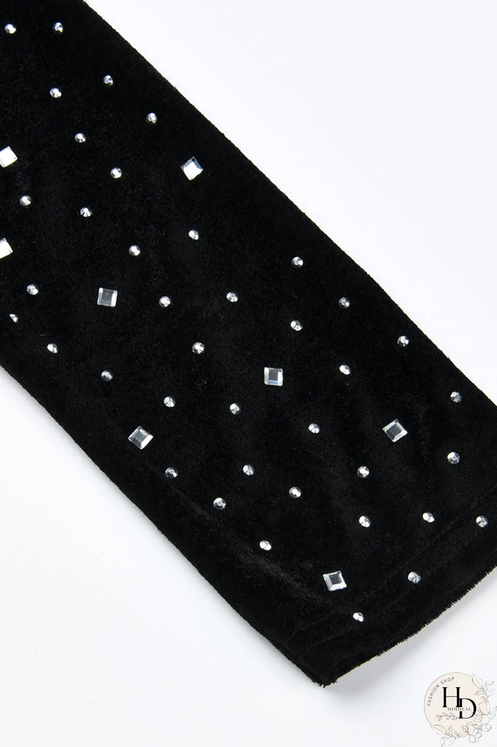 Blue Fashion Sexy Patchwork Hot Drilling Split Joint Turtleneck Skinny Jumpsuits