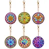 6 Pi&egrave;ces-Animal/Fleur-Perceuse Double Face-Porte-cl&eacute;s Diamant
