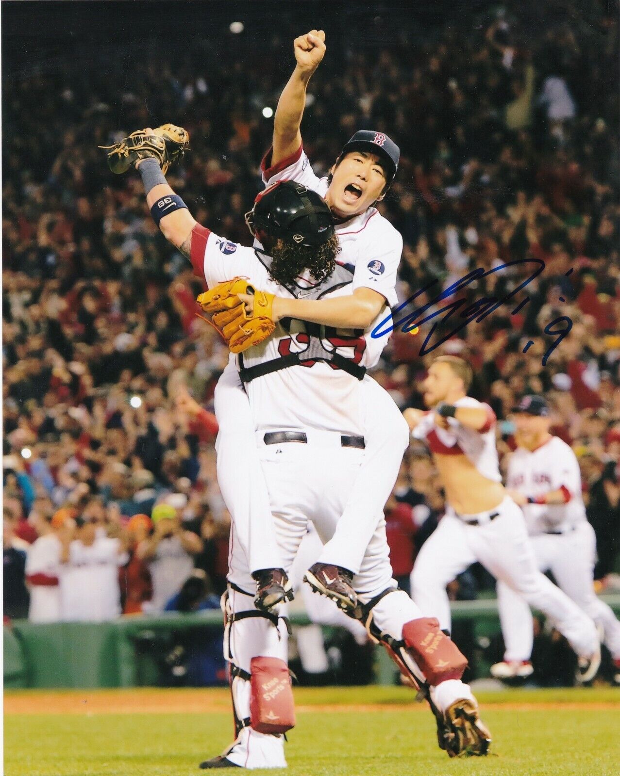 KOJI UEHARA BOSTON RED SOX ACTION SIGNED 8x10