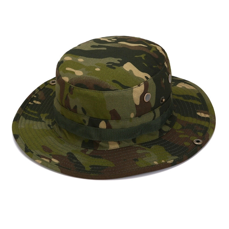 Suppliers Outdoor Camping Camouflage Hat Fishing Hat Travel Fisherman Hat Beni Hat Men And Women Sun Protection Hat