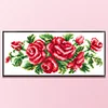 Rose - 9CT Partial Beaded Cross Stitch Kit(31x13cm)