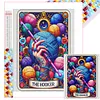 Cartes de tarot-carr&eacute; drill diamond painting-45*55cm
