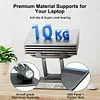 New Laptop Stand Radiator Base Fan Aluminum Alloy Desktop Heightening Hub Docking Station Stand