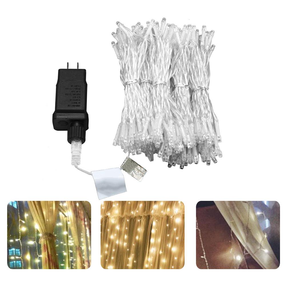 

3M 300 LED Curtain Icicle Waterfall Fairy ​-Curtain String Night Light, 501 Original