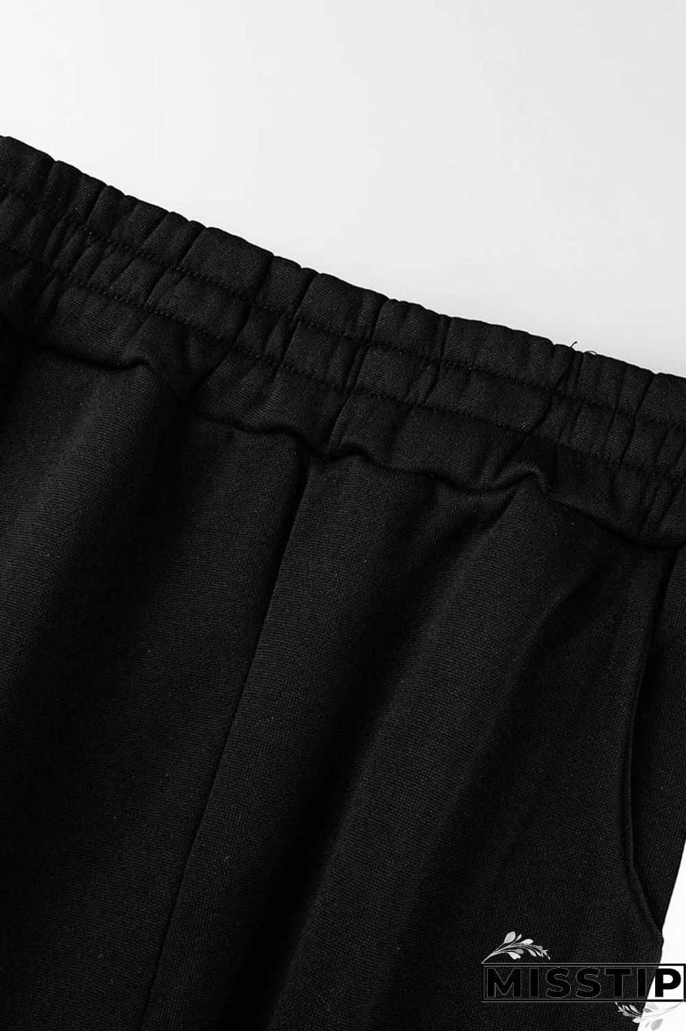 Blue Casual Letter Print Patchwork Zipper Collar Long Sleeve Two Pieces