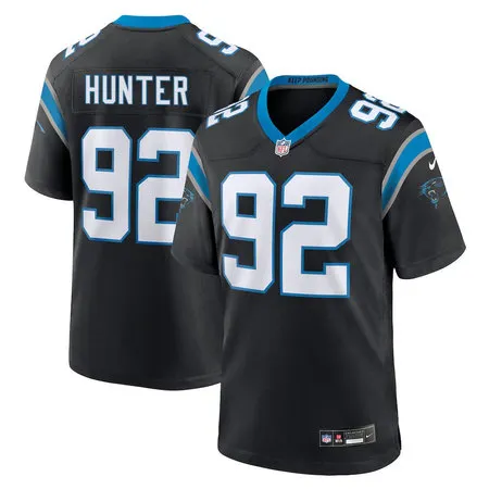 Men's Carolina Panthers #92 Lee Hunter Black 2026 Game Stitched Football Jersey