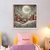 Christmas Scenery-14CT Stamped Cross Stitch 40*40cm/15.75*15.75in tapestrymarket