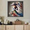 Diamond Painting -DIY Round Drill Elegant Girl(40x40cm)