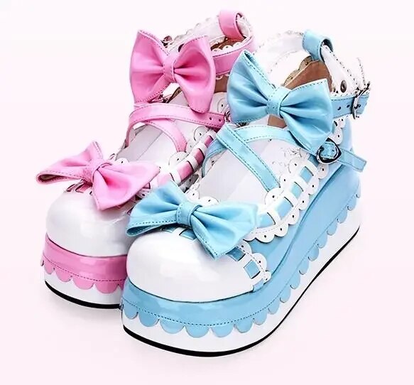VCshoes Woman Girl Lolita Cosplay Shoes Lady High Trifle Heels Pumps Women Princess Dress Party Shoe 9896