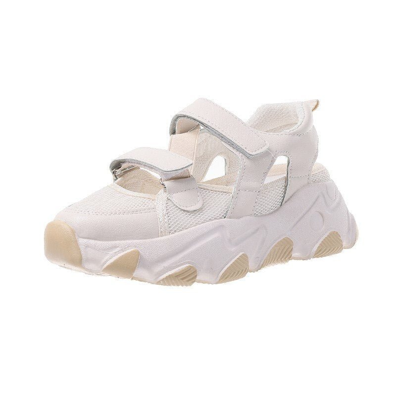 Summer 2021 Breathable Mesh Wedge Heel Women Shoes Casual Sneakers Sandals Women Thick-soled Non-slip Sandals Comfortable Shoes