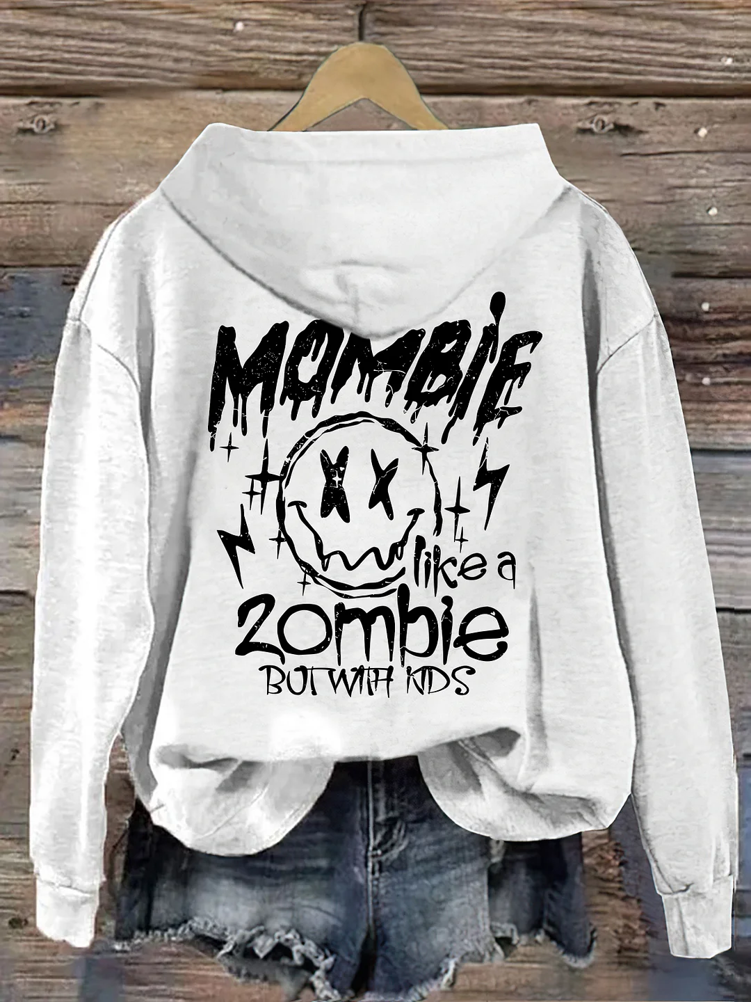 Mombie Like A Zombie But With Kids Hoodie