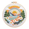 Spring Scenery-DIY Embroidery Kit with Pattern Cotton Threads Needles Hoop 30*30cm/11.8*11.8in tapestrymarket