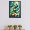 Diamond Painting-DIY Full Round Drill Peacock and Flowers（40*60CM)