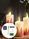 3.7V Flame LED PCB with Battery Box Realistic Flickering Effect Flame Lamp Wick