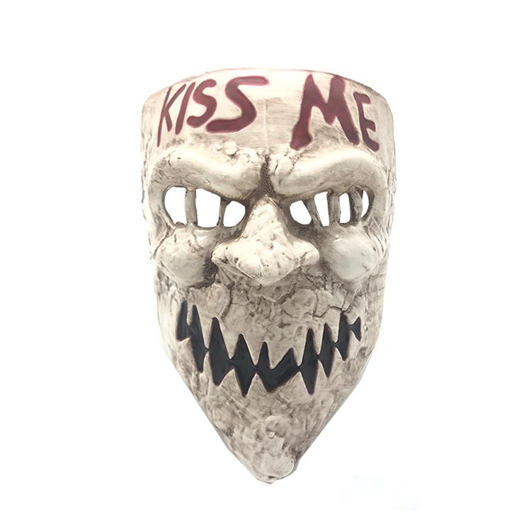 The Purge Kiss Me Mask Halloween Props-elleschic