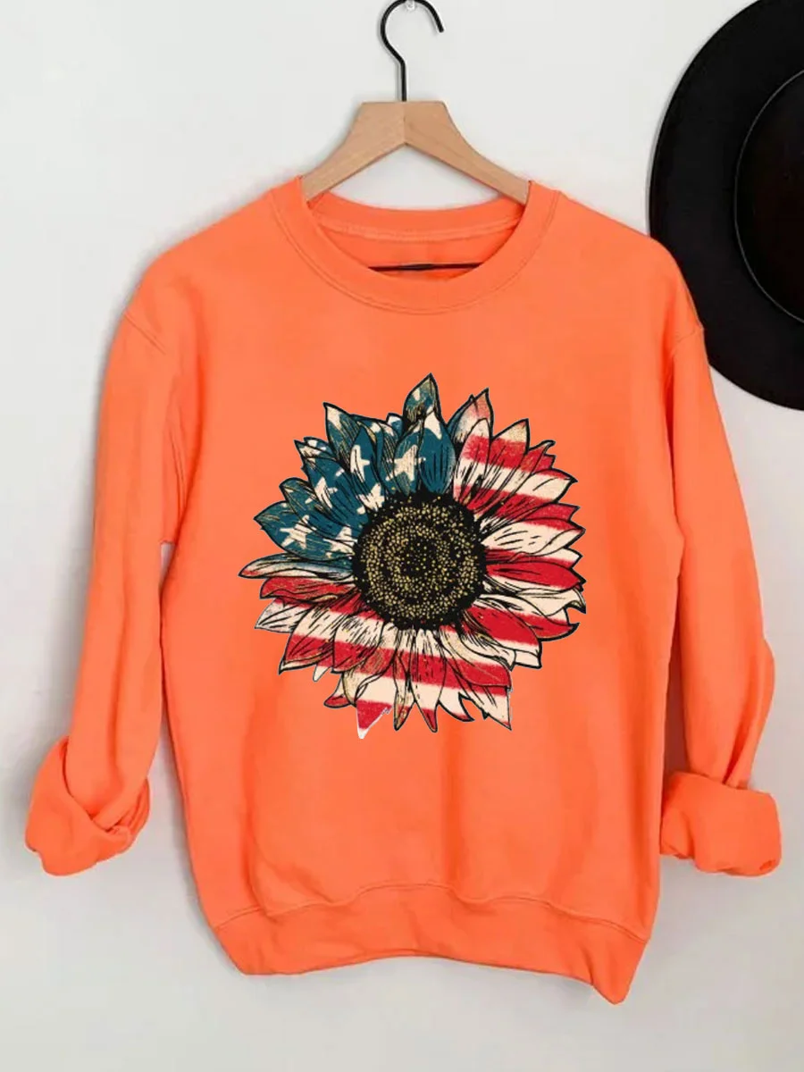 America Sunflower Sweatshirt