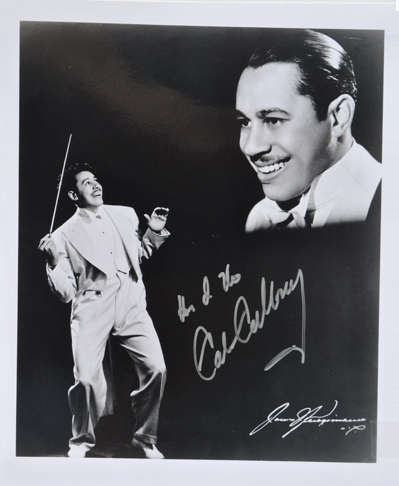 CAB CALLOWAY SIGNED Photo Poster painting Big Jazz Bands Stormy Weather The Blues Brothers wcoa