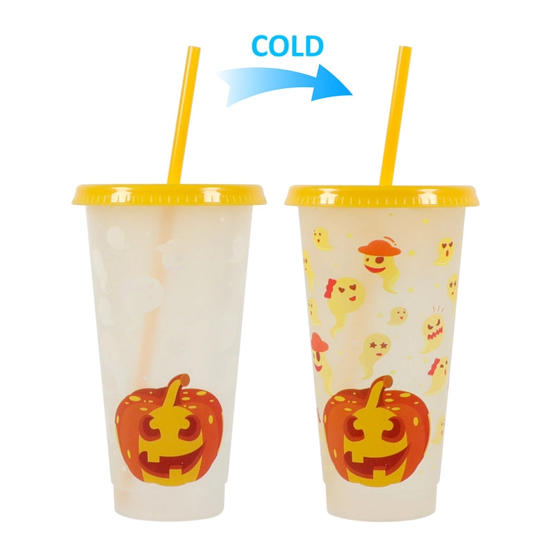 Halloween Casual Vacation Solid Color Plastic Water Bottles